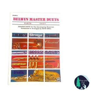 Belwin Master Duets Flute Easy Volume 2 by Keith Snell Belwin ISBN 0769254470